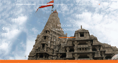 Desktop Screenshot of dwarkadhish.org